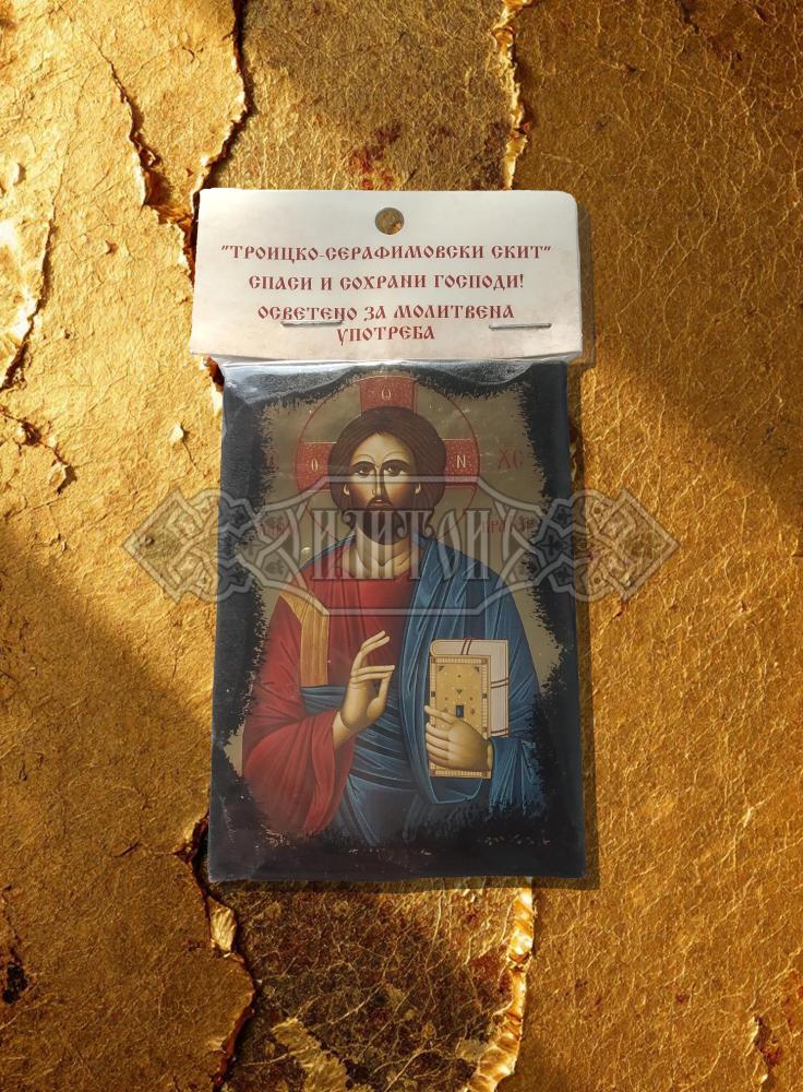 Икона „Христос Вседержител“, златен фон. Троицко - Серафимовски скить