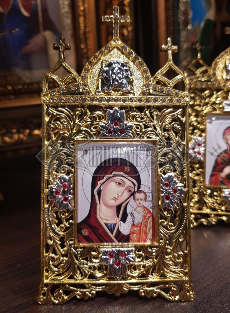 Ювелирна настолна икона „Пр. Богородица Казанска Софрино“