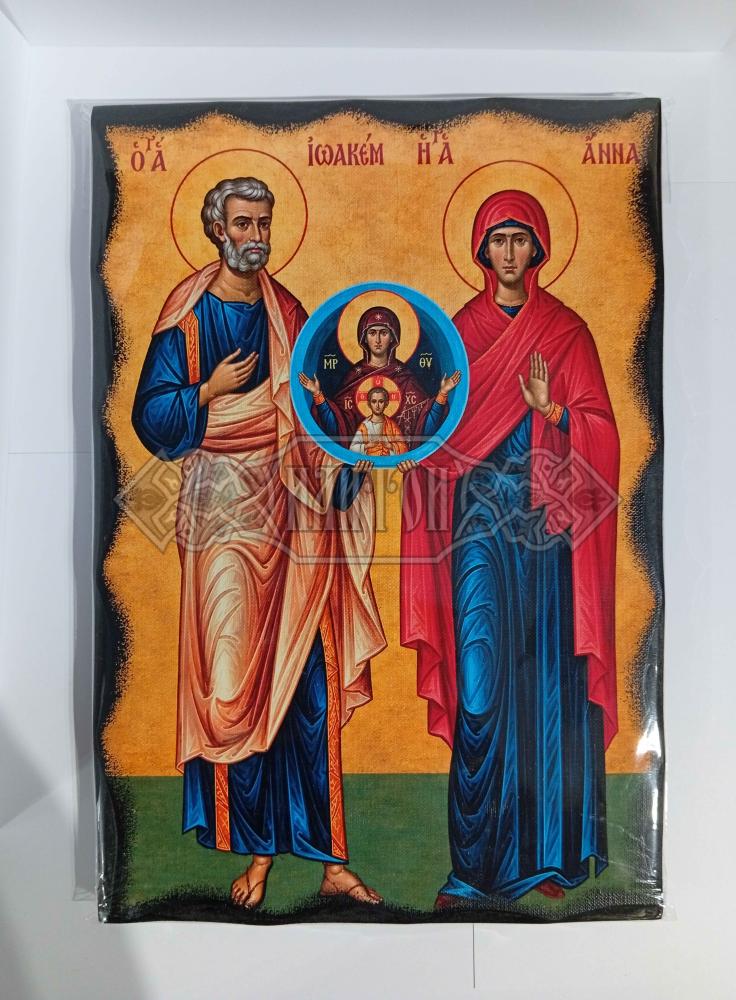 Икона Свети Йоаким и Анна 20/29см.
