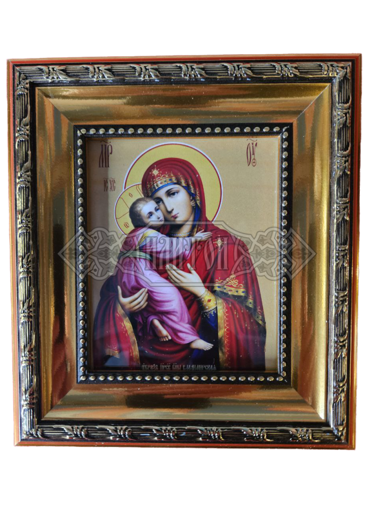 Икона „Света Богородица Владимировска“, 16.5/19.
