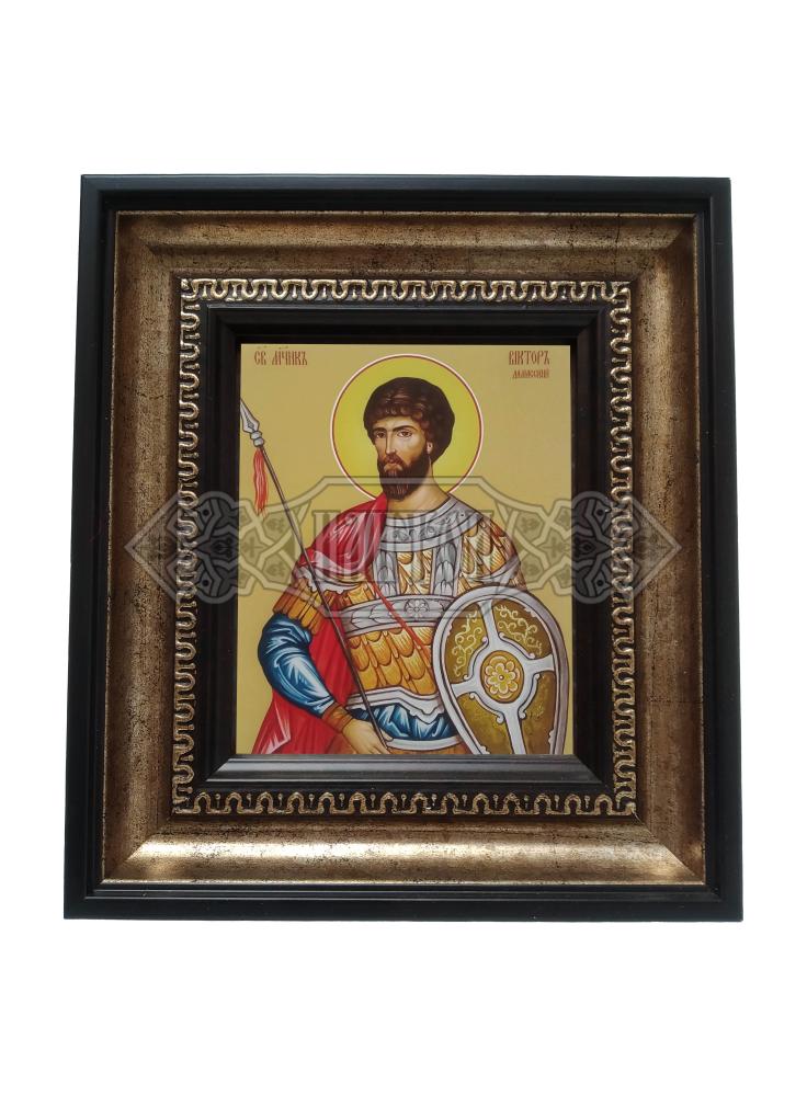 Икона „Свети мъченик Виктор - Милански“. Стил „Синай“ Г