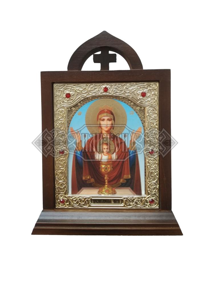 Настолна икона - иконостас - „Пресвета Богородица - Неупиваема чаша“